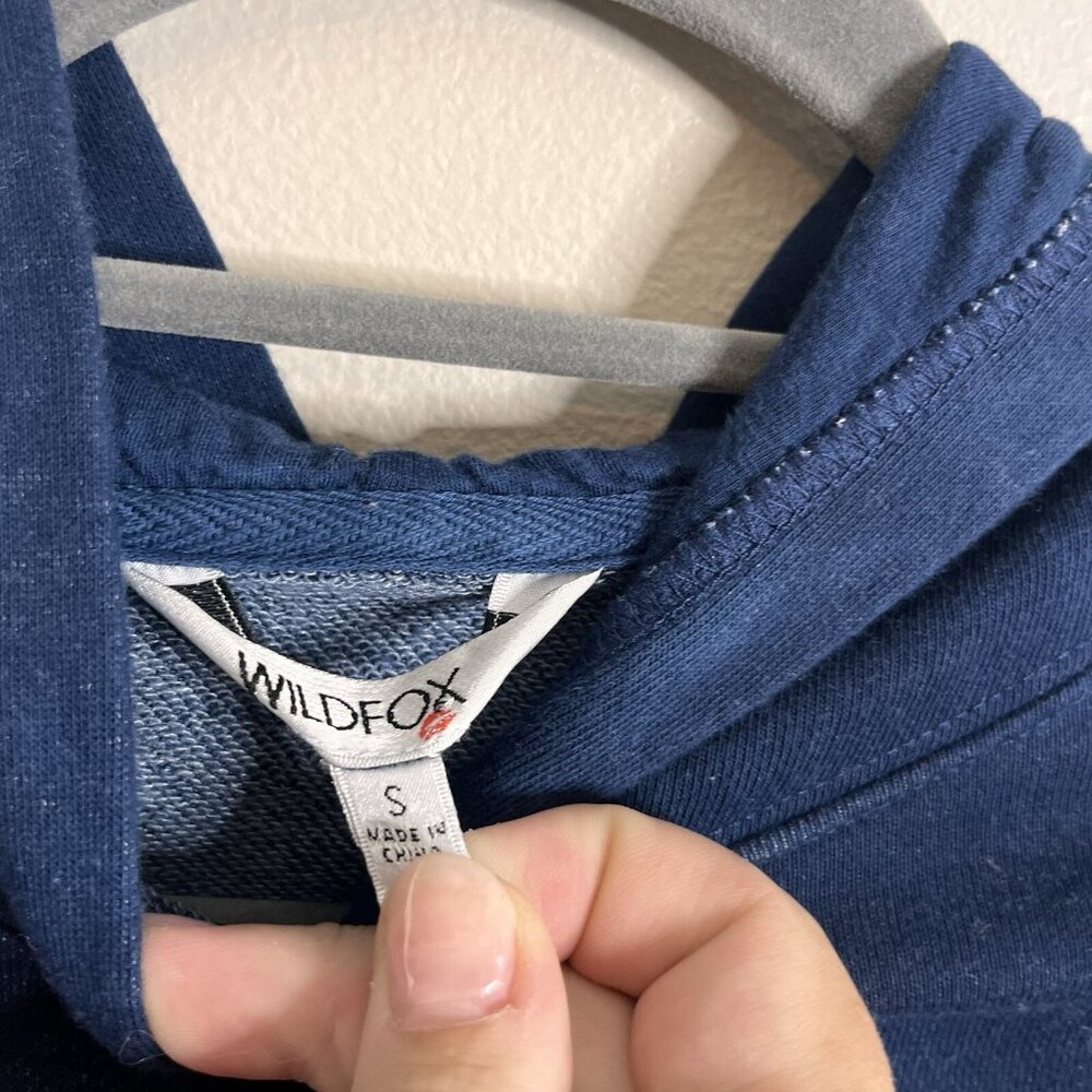 Wildfox Size Small Cropped Tie Dye Sweatshirt - Picture 3 of 6
